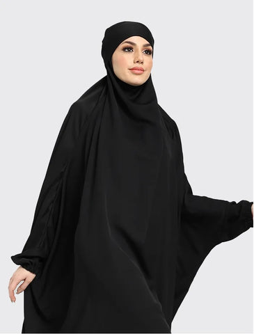 Womens Black 1 Piece Jilbab for Umrah Hajj Casualwear Womens Black 1 Piece Jilbab for Umrah Hajj Casualwear