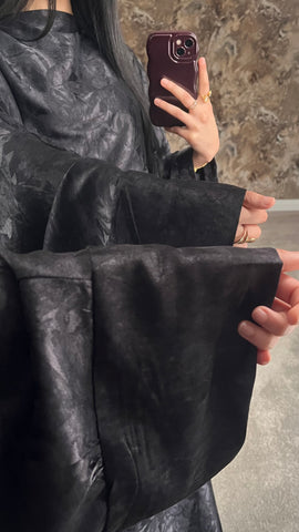 Black Leaf Kaftan