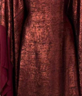 Burgundy/Red Lumière Butterfly Kaftan
