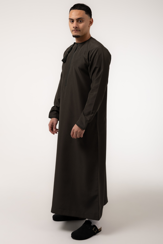 Rajul Fajr Omani Forest Mens Thobe Jubbah
