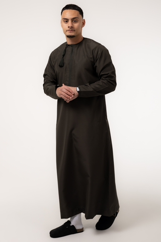 Rajul Fajr Omani Forest Mens Thobe Jubbah