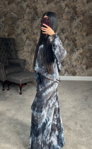 SMOKE PLISSÉ CO-ORD SET