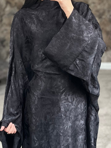 Black Leaf Kaftan