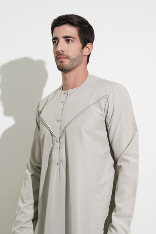 Faris Emirati Classic Ivory Thobe