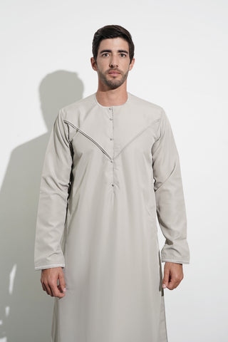 Faris Emirati Classic Ivory Thobe