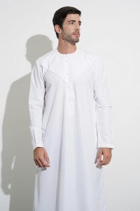 Faris Emirati Classic White - Kids / Boys Size