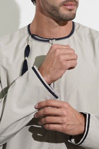 Faris Omani Ivory Thobe Mens