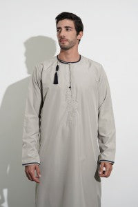 Faris Omani Ivory Thobe - Kids / Boys Size