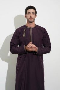 Faris Omani Plumb Thobe Mens