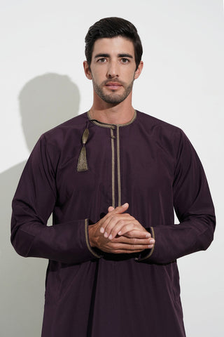 Faris Omani Plumb Thobe - Kids / Boys Size