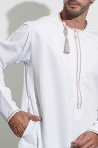 Faris Omani White Thobe - Kids / Boys Size