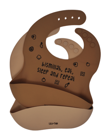 Bismillah Repeat & Alhamdulillah Bibs – 2 Pack