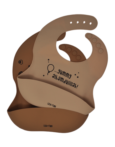 Bismillah Repeat & Alhamdulillah Bibs – 2 Pack