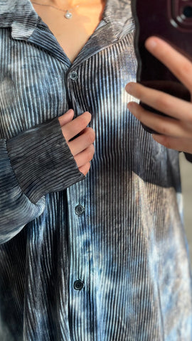 SMOKE PLISSÉ CO-ORD SET