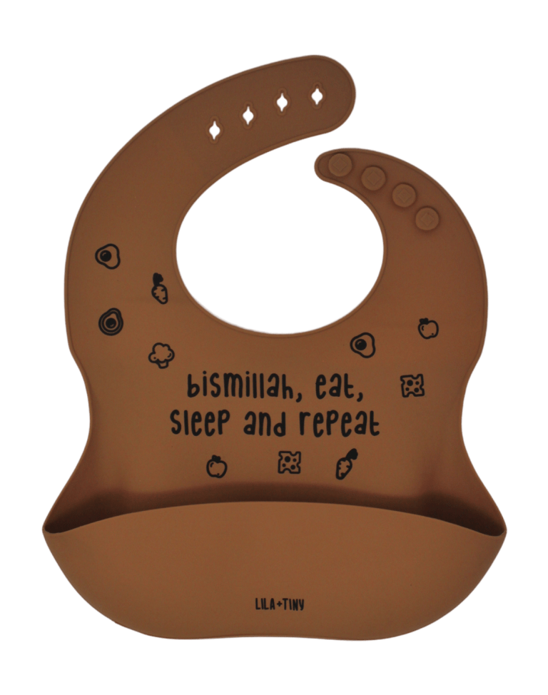 Lila and Tiny Bismillah Repeat Bib