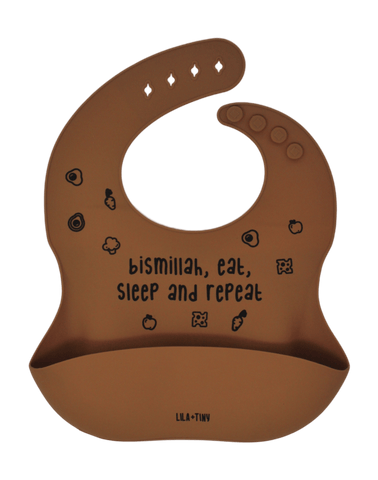 Lila and Tiny Bismillah Repeat Bib