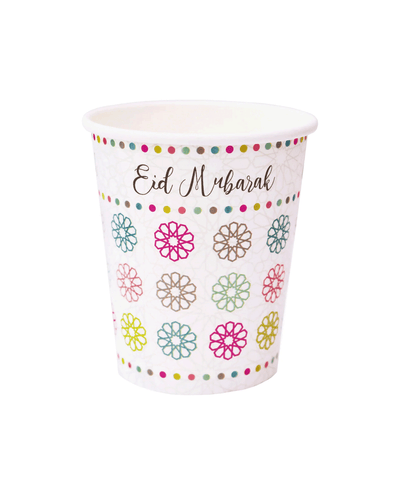 Eid Party Cups - Eid Mubarak-PACK OF 5