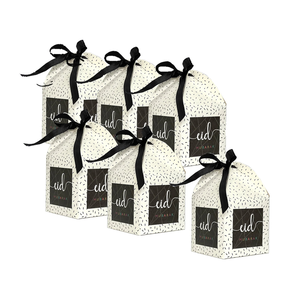 Eid Mubarak Favour Gift Boxes  - Pack of 6