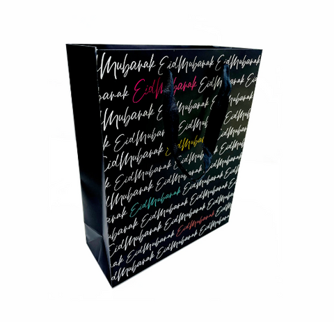 Eid Mubarak Gift Bag Black