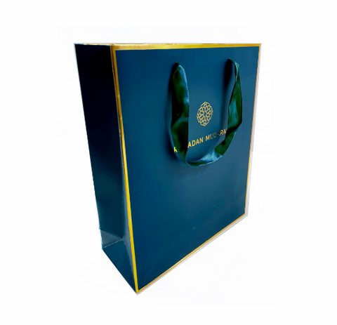 Ramadan Mubarak Gold Foil Gift Bag