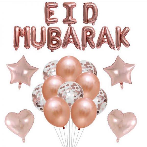 Eid Mubarak Rose Gold Set