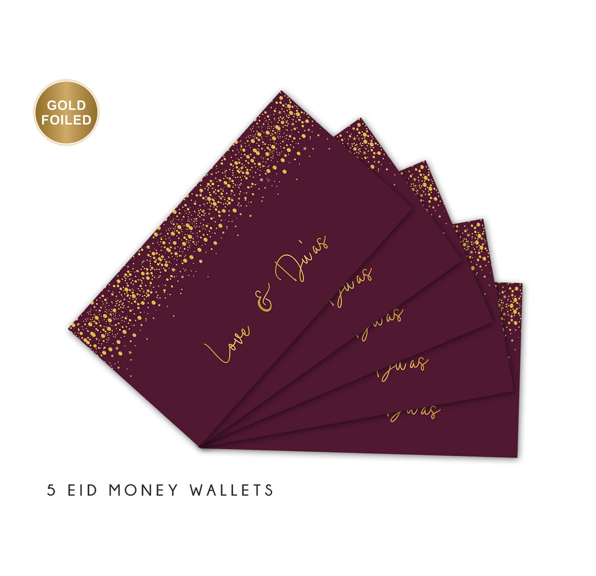 Money Wallets - Love & Du'as Ideal For Eid