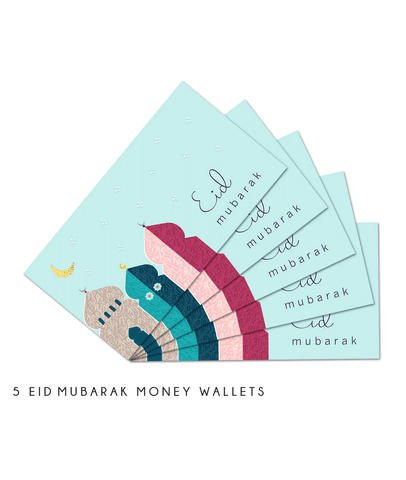 Money Wallets - Eid Mubarak 3 Mosques