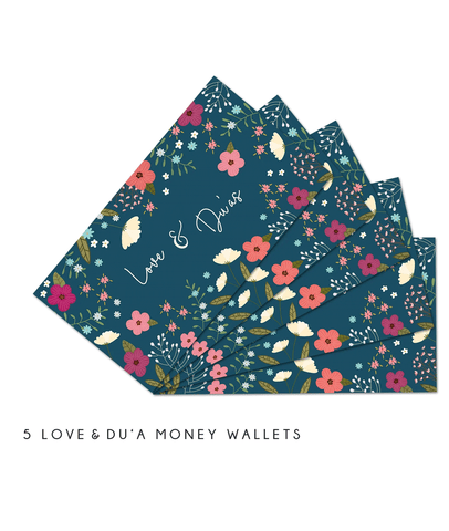 Money Wallets - Money Wallets - Love & Du'as Green Ideal For Eid