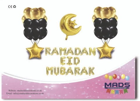 Ramadan & EID Mubarak Balloon Set