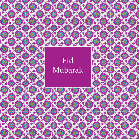Eid Mubarak Card from Topkapi Range - Magenta