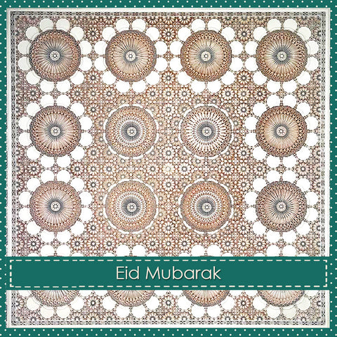 Eid Mubarak - Wisal - Stone & Green