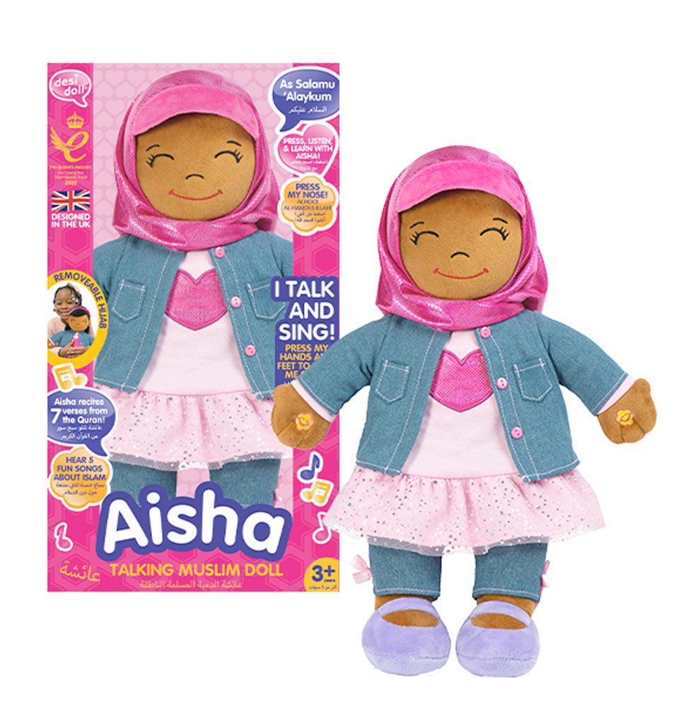 Aisha English/Arabic Speaking Doll Islamic Toys for Children
