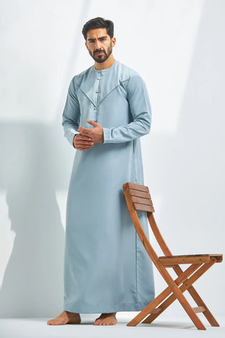 Emirati Duck Egg Blue Thobe - Kids / Boys Size