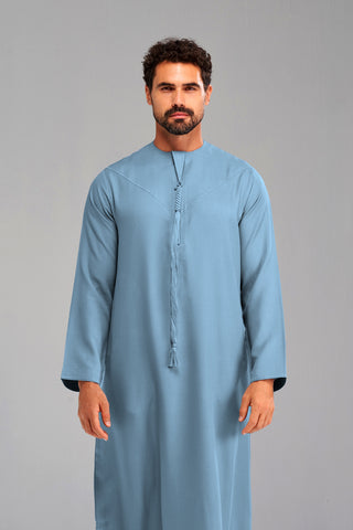 Faris Emirati Blue Thobe
