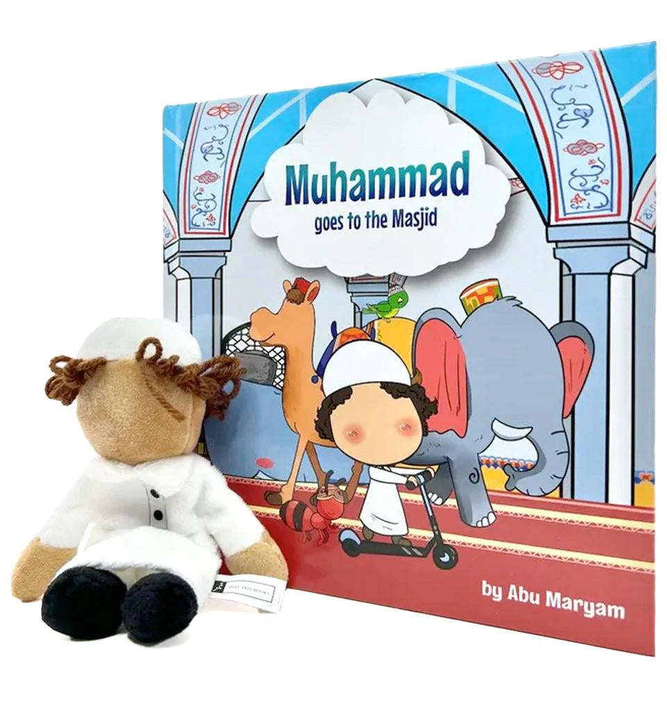 Muhammad Goes To The Masjid Children's Book includes Mini puppet