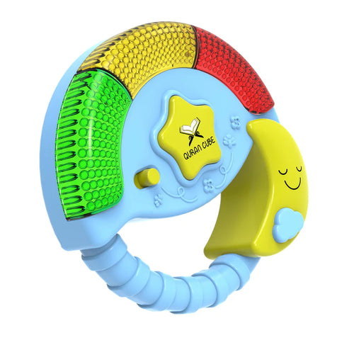 PRAY & PLAY STAR TOY - LIGHTS & SOUNDS ISLAMIC TOY GIFT - QURAN DUA NASHEEDS BLUE