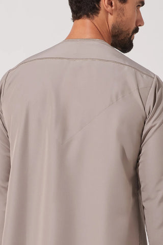 Faris Omani Taupe Thobe