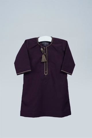 Faris Omani Purple Thobe Baby