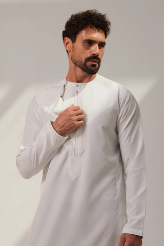 Faris Omani Light Cream Thobe